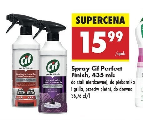 Spray stal nierdzewna Cif promocja