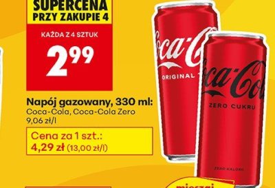 Napój gazowany  promocja w Biedronka