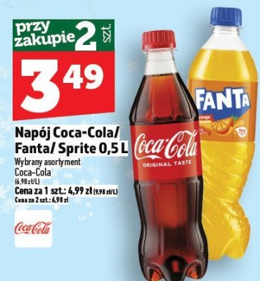Napój Fanta 0,5L promocja w TOPAZ