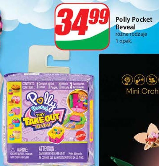 Polly pocket reveal take out Mattel promocja w Dino