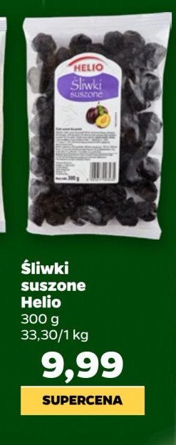 Śliwki suszone Helio promocja w Netto