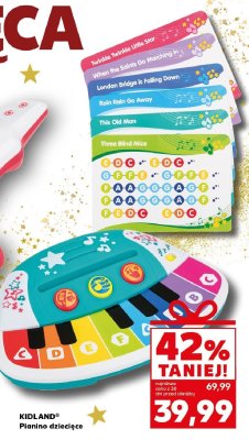 Pianino dziecięce promocja w Kaufland