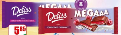 Czekolada mleczna jogurtowo-owocowa 3 rodzaje promocja w Dino