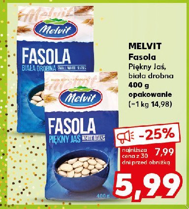 Fasola piękny jaś Melvit promocja