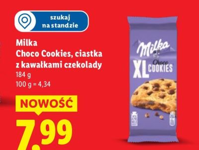 Ciastka z kawałkami czekolady Choco Cookies promocja w Lidl