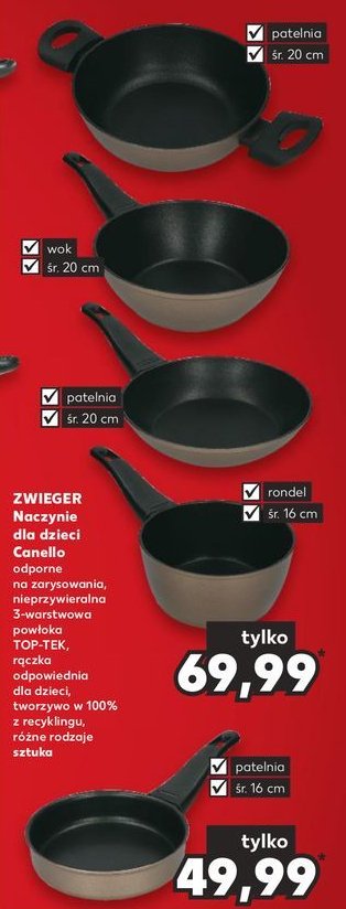 Wok canello 20 cm Zwieger promocja