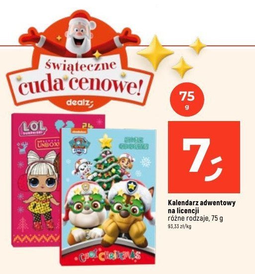 Kalendarz adwentowy paw patrol promocja w Dealz