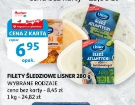 Śledź atlantycki w sosie koperkowym Lisner promocja