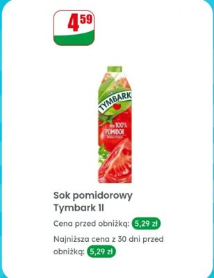 Sok pomidorowy 1l promocja w Dino