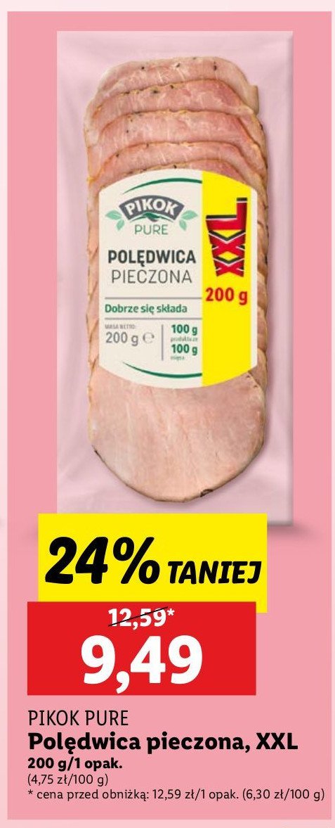 Polędwica pieczona Pikok pure promocja