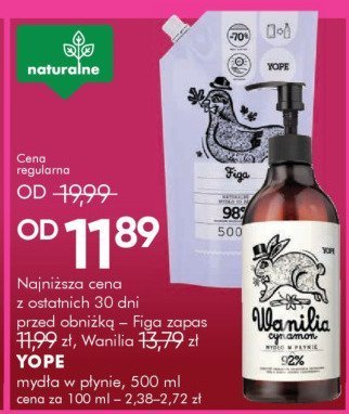 YOPE mydło w płynie, 500 ml promocja w Super-Pharm