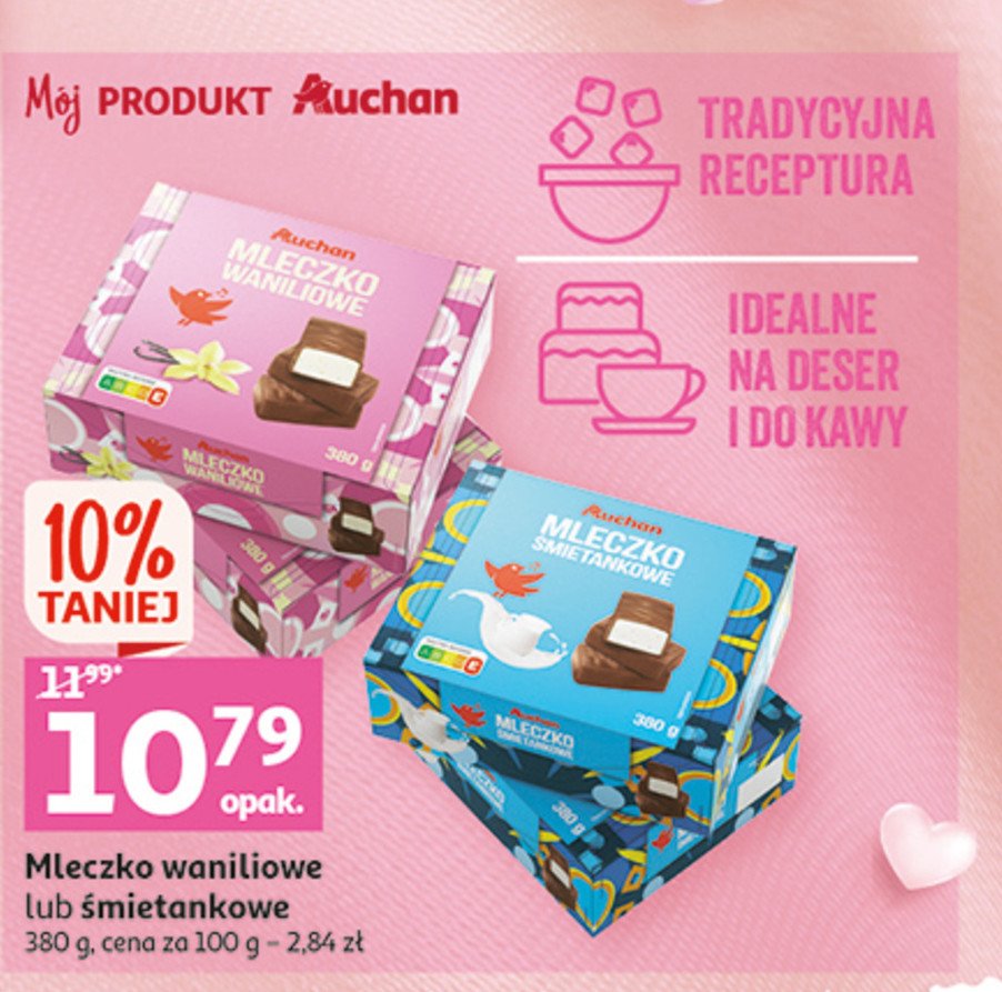 Mleczko czekoladowe Auchan promocja