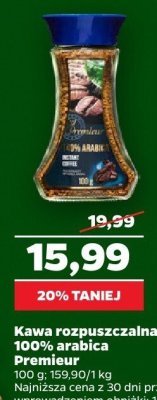 Kawa rozpuszczalna 100% arabica 100g promocja w Netto
