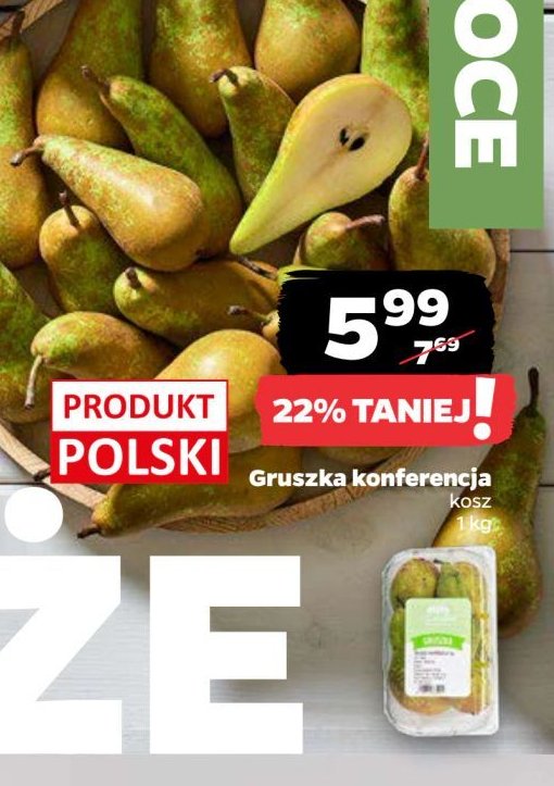 Gruszka konferencja promocja w Netto