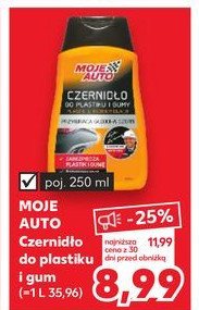 Czernid艂o do plastiku i gumy Moje auto promocja