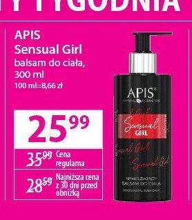 Balsam do ciała sensual girl APIS NATURAL COSMETICS promocja