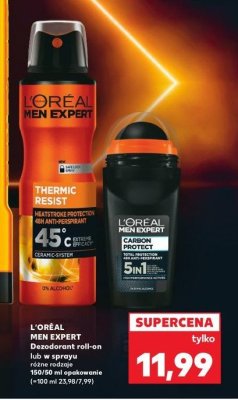 Anti-perspirant 5 in 1 L'oreal men expert carbon protect promocja
