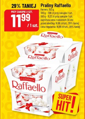 Praliny Raffaello promocja w POLOmarket