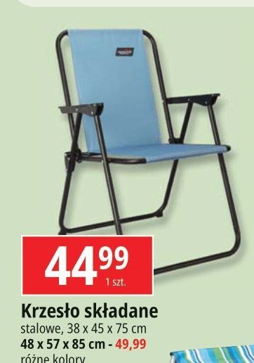 Krzesło składane 48 x 57 x 85 cm promocja