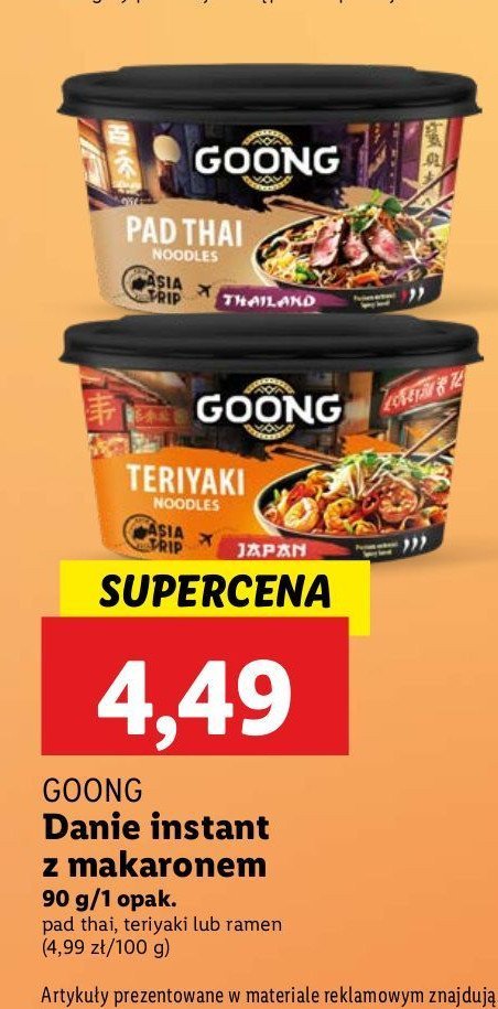 Danie teriyaki Goong promocja