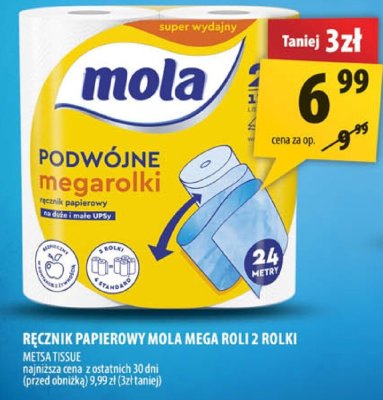 Ręcznik papierowy Mola Mega Roll promocja w Arhelan