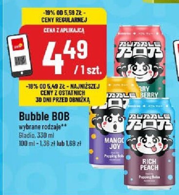 Bubble BOB wybrane rodzaje promocja w POLOmarket