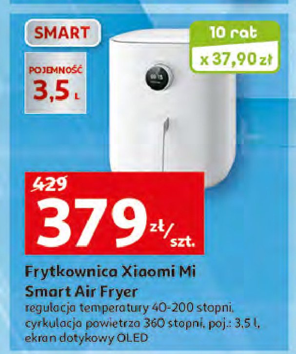 Frytkownica mi smart air fryer Xiaomi promocja