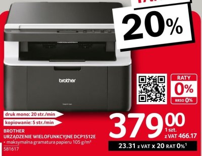 Urządzenie wielofunkcyjne Brother DCP1512E promocja w Selgros