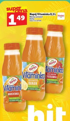Napój Vitaminka 0,3 L Hortex promocja w TOPAZ