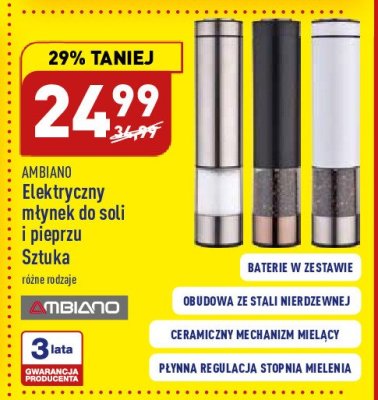 Młynek do soli AMBIANO promocja