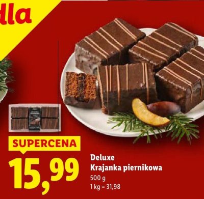 Piernik Deluxe Krajanka piernikowa promocja w Lidl