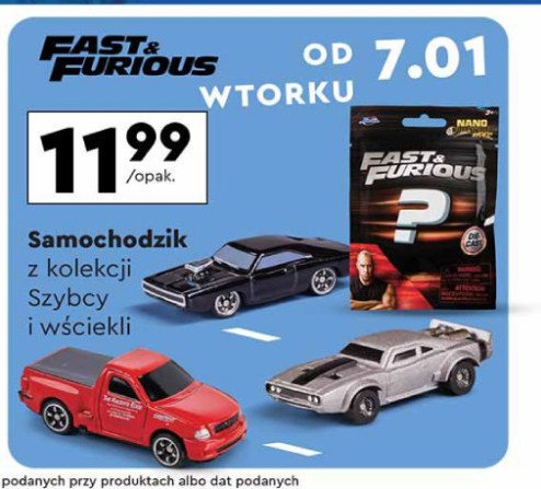 Auto fast & furious 1:16 promocja