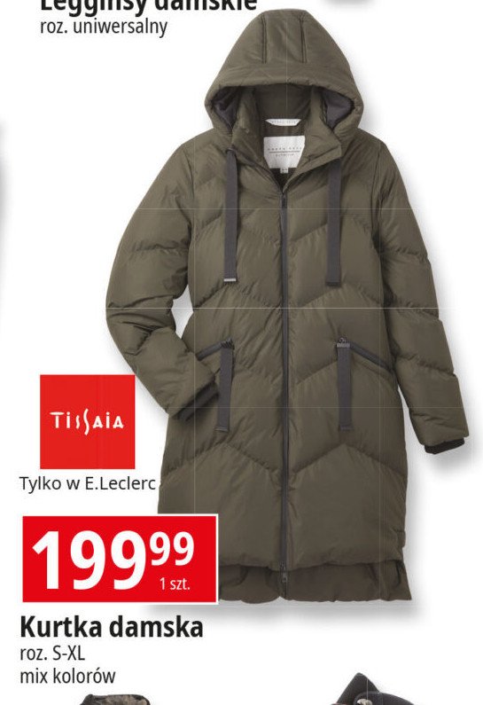 Kurtka damska s-xl Tissaia promocja w Leclerc