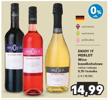 Wino Enjoy it chardonnay promocja