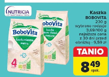 Kaszka mleczna manna Bobovita promocja