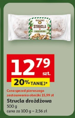 Strucla drożdżowa promocja w Auchan