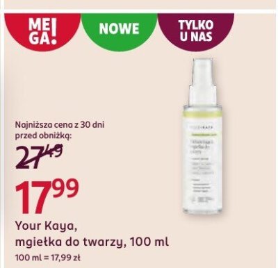 Mgiełka do twarzy  promocja w Rossmann