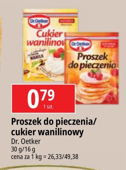 Proszek do pieczenia Dr. oetker promocja