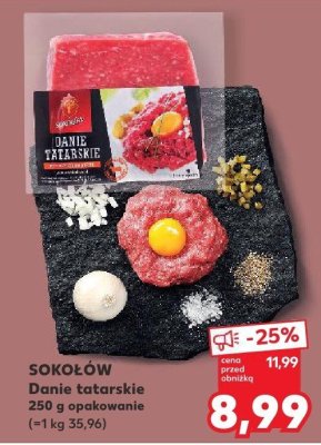 Danie tatarskie promocja w Kaufland