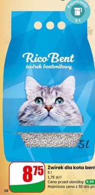 Żwirek dla kota bentonitowy  promocja w Dino