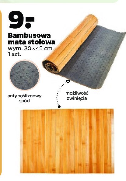 Mata stołowa bambusowa promocja