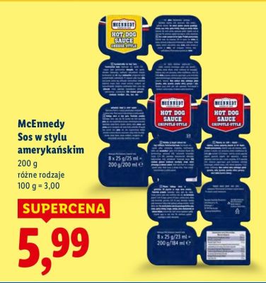 Sos w stylu amerykańskim  promocja w Lidl