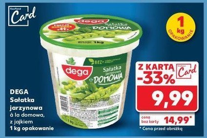 Sałatka a'la domowa Dega promocja