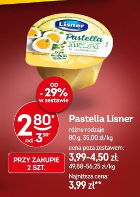 Pastella Lisner różne rodzaje promocja w Żabka