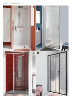 Drzwi prysznicowe Atrium Modus 90 cm promocja w Castorama