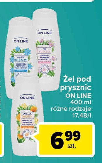 Żel pod prysznic wanilia i miód On line promocja
