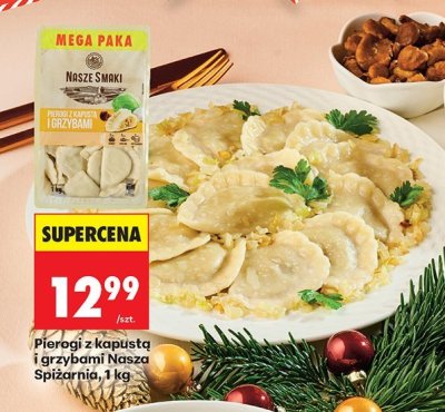 Pierogi z kapustą i grzybami Nasza Spiżarnia promocja w Biedronka