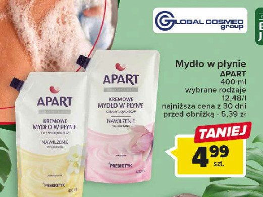 Kremowe mydło w pływnie nawilżenie promocja