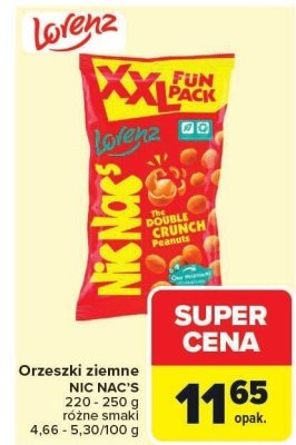 Orzeszki ziemne promocja w Carrefour