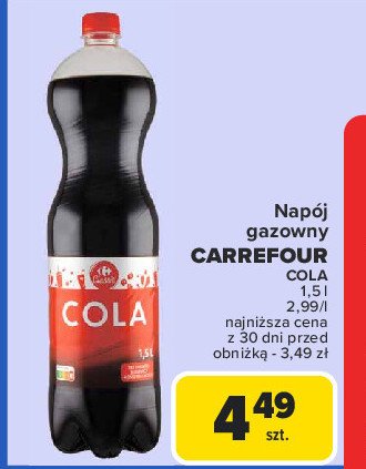 Napój cola Carrefour classic promocja w Carrefour Market